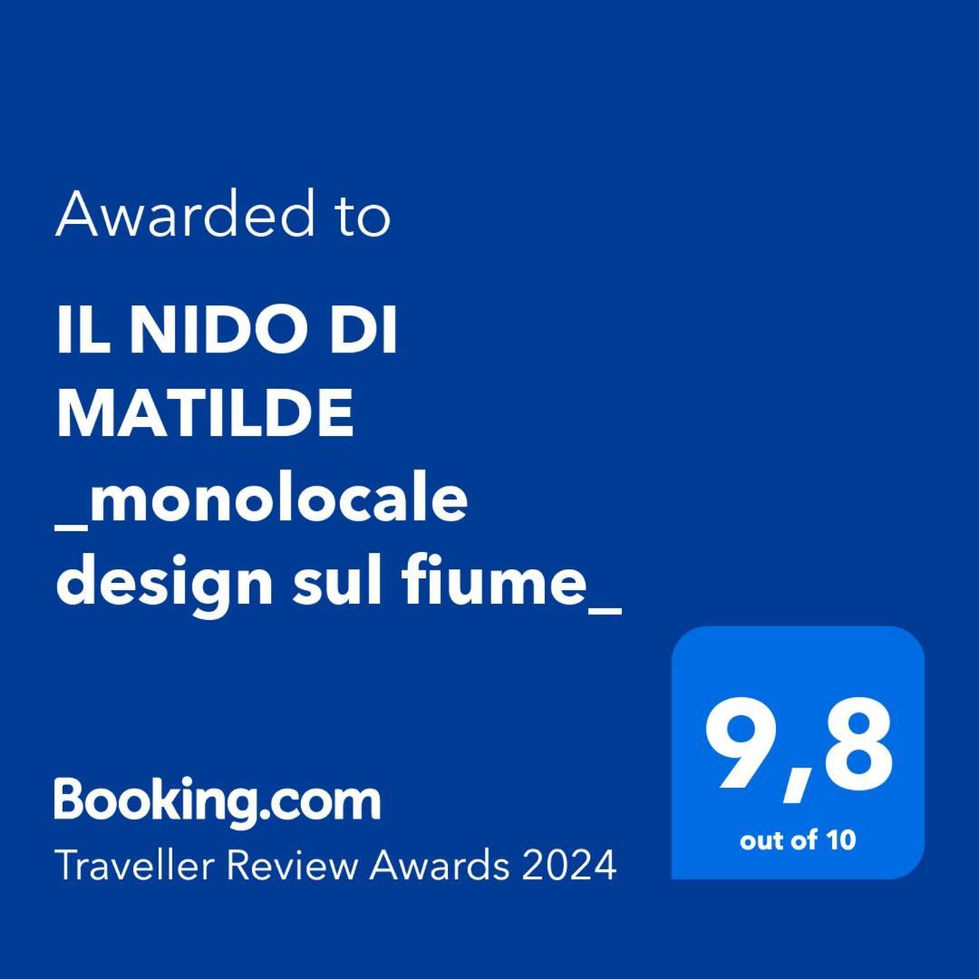 Apartamento Il Nido Di Matilde _Monolocale Design Sul Fiume_ Rossena Exterior foto